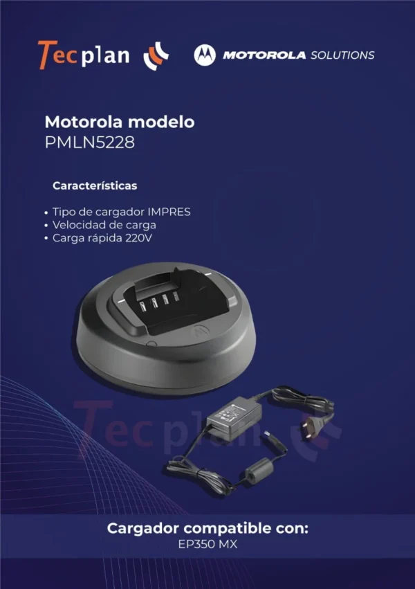 Cargador Motorola PMLN5228 - Imagen 3